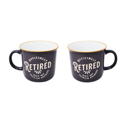 OFFICIALLY RETIRED MUG