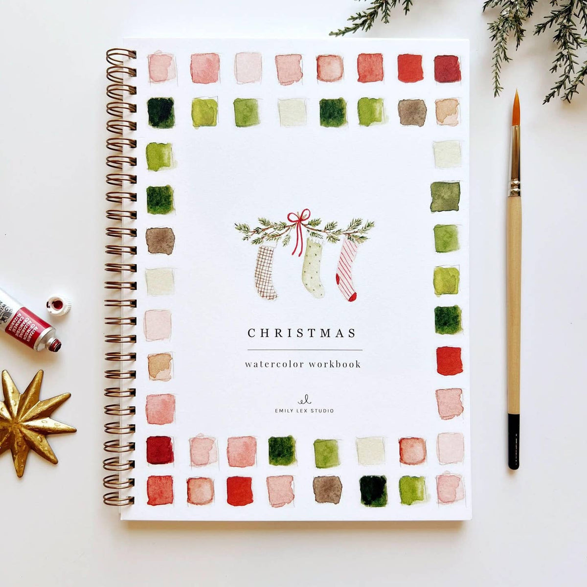 CHRISTMAS WATERCOLOUR WORKBOOK