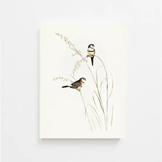 BIRD DUO VINTAGE ART PRINT