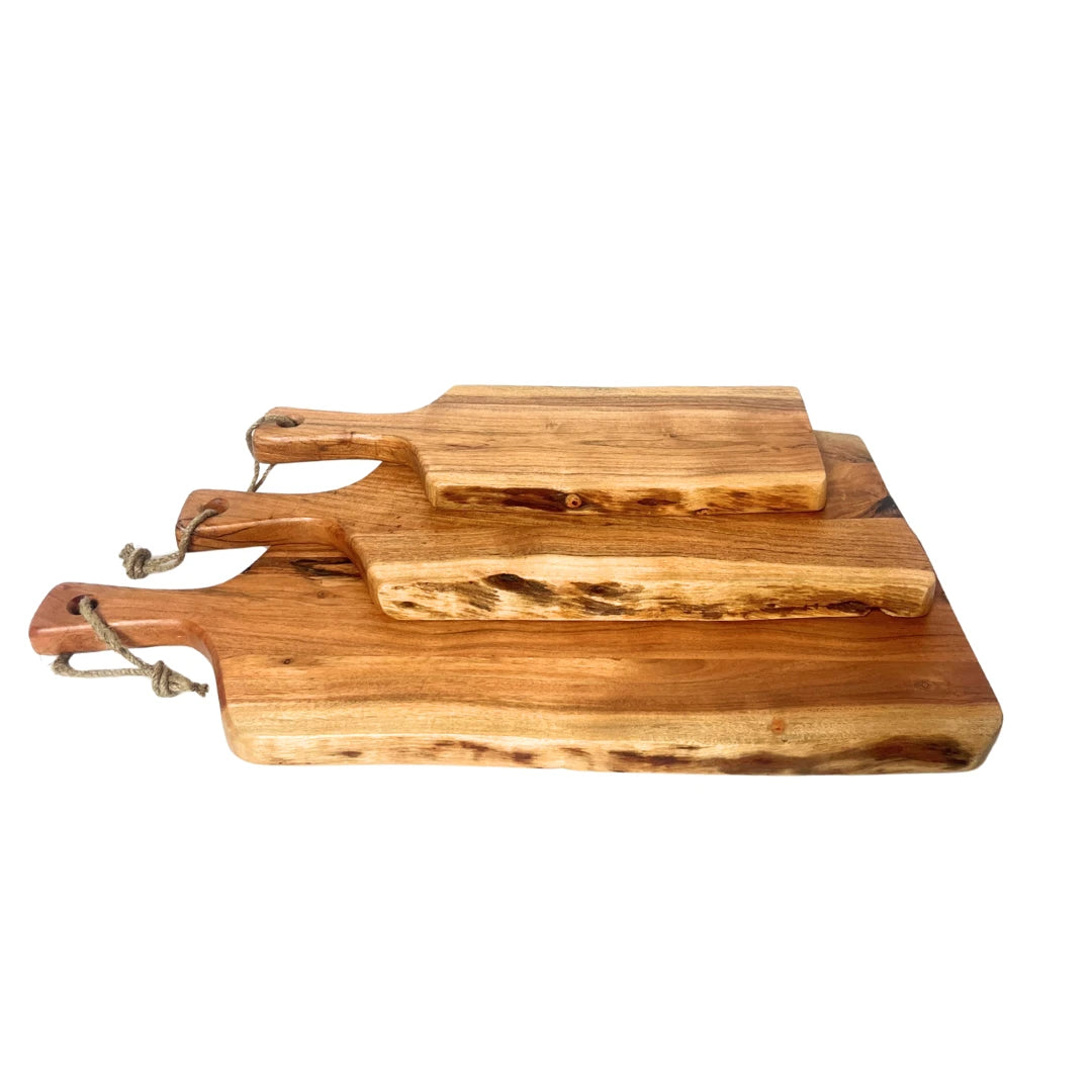 ACACIA WOOD LIVE EDGE SERVING BOARD