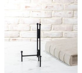 BLACK STRAIGHT BACK EASEL