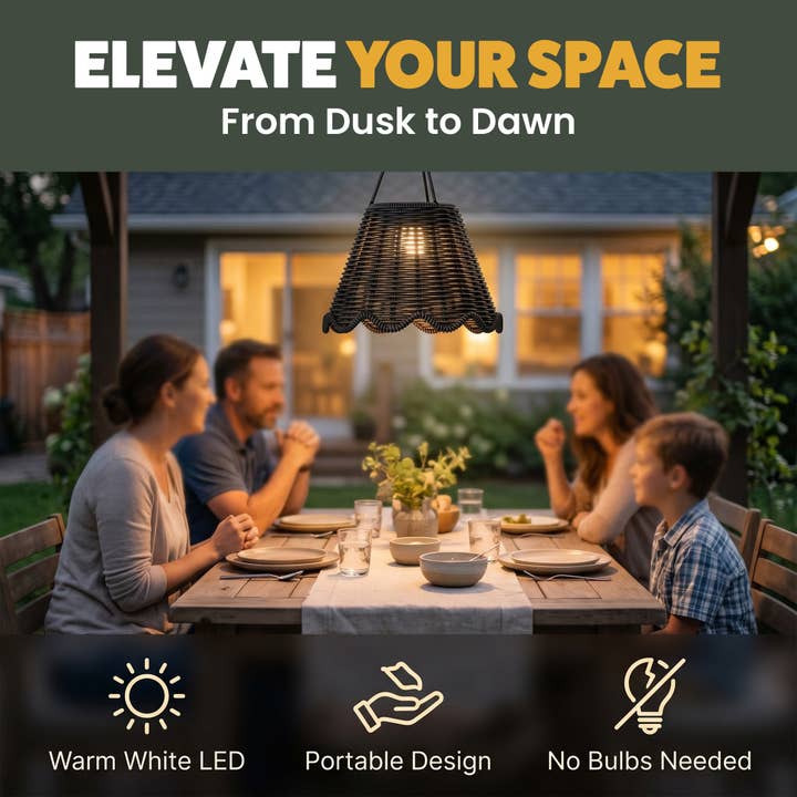 SOLAR HANGING PENDANT LIGHT