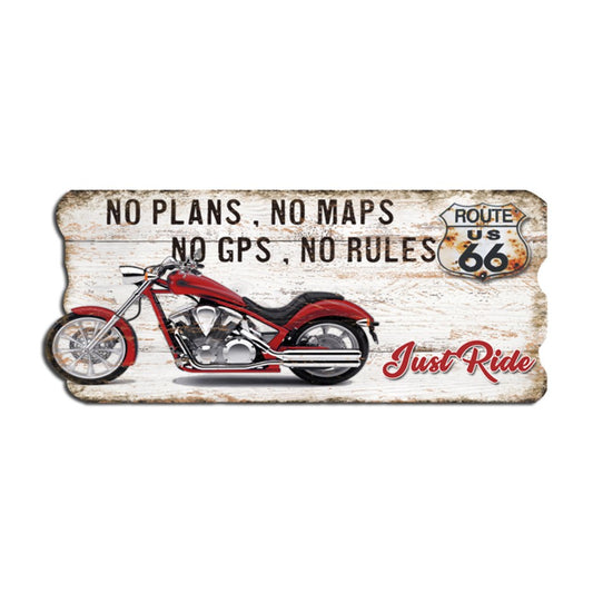 ROUTE 66 MOTORCYCLE PLAQUE