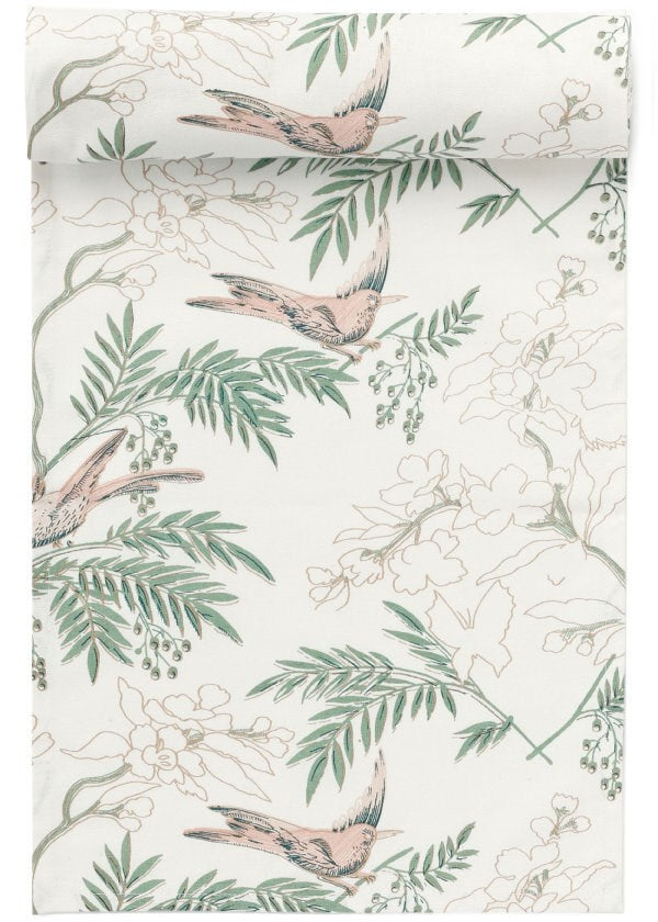 BIRD PRINTED TABLE RUNNER