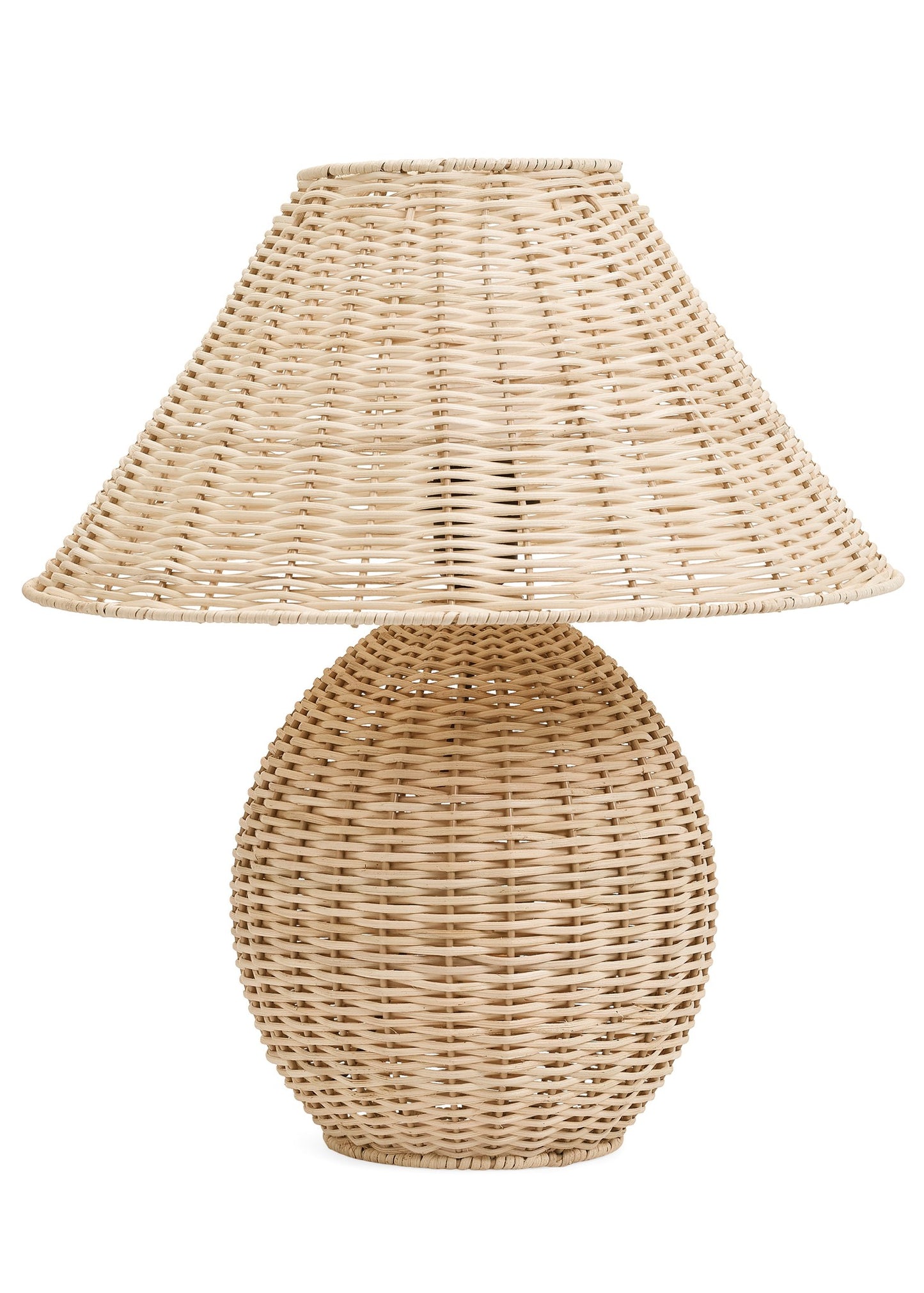 NATURAL RATTAN TABLE LAMP