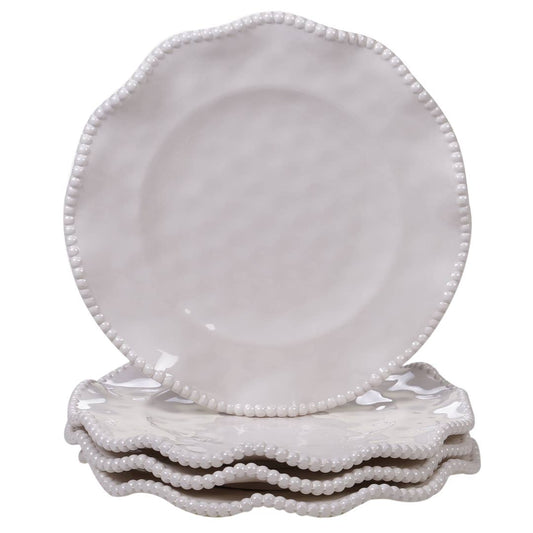 CREAM MELAMINE DINNER PLATE