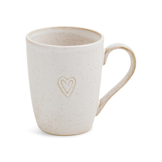 PORCELAIN MUG W/ HEART
