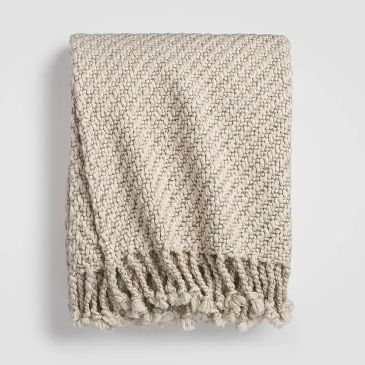 CLOUD CHUNKY KNIT THROW BLANKET