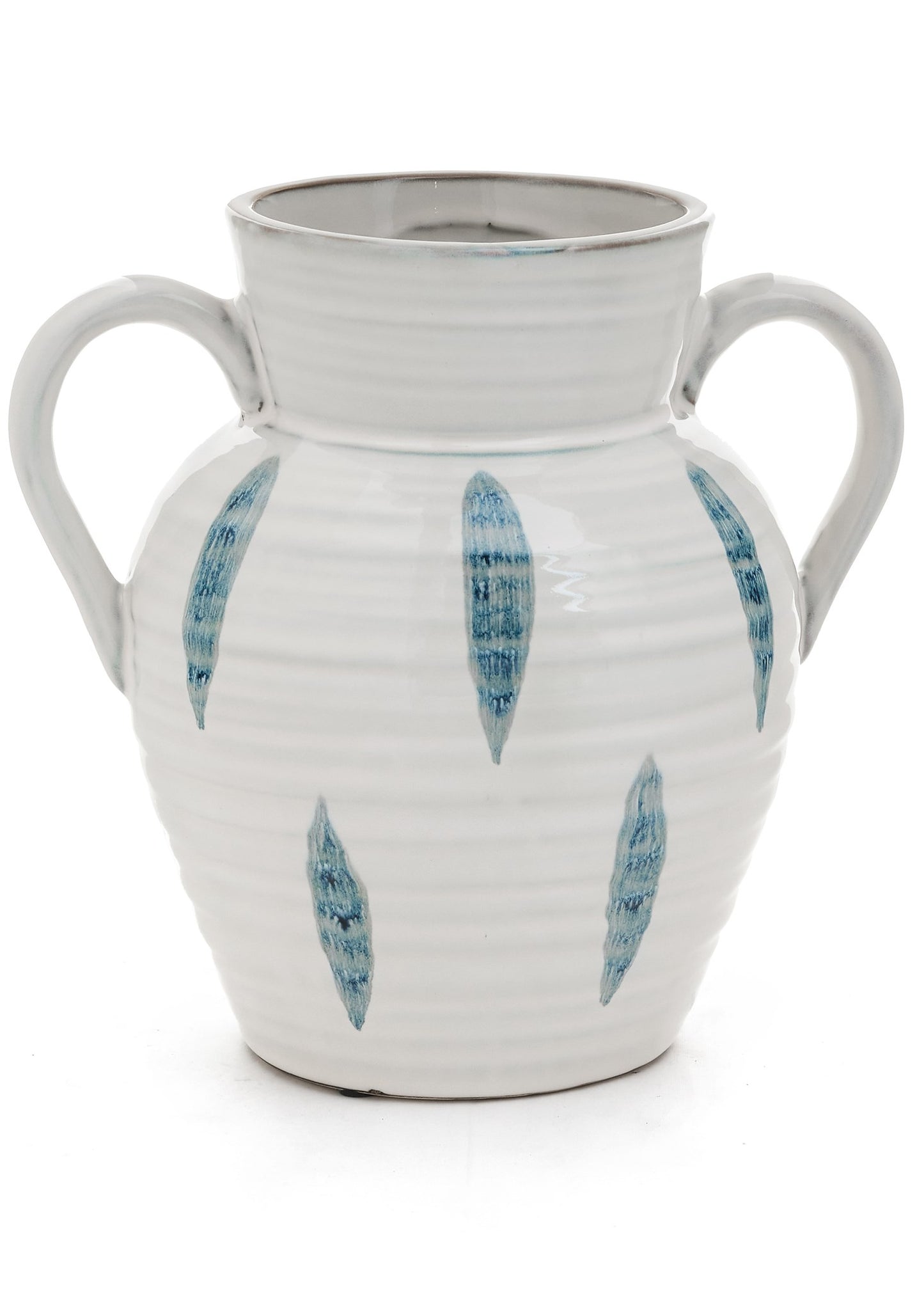 CERA VASE W/ HANDLES