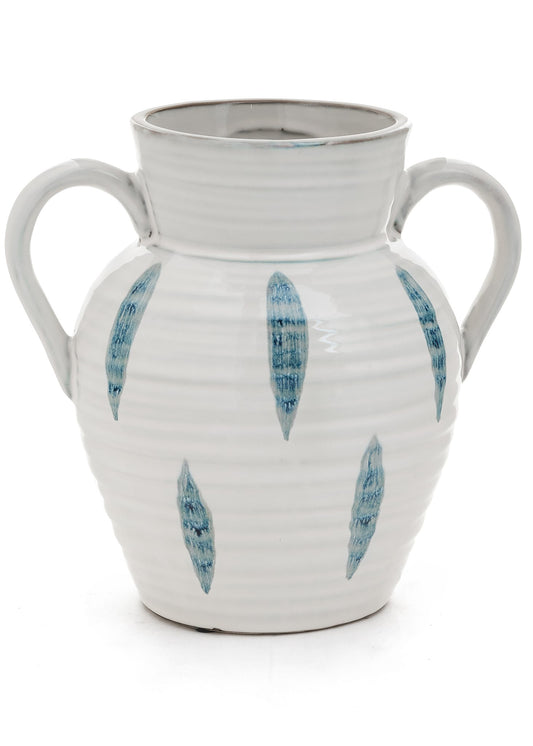 CERA VASE W/ HANDLES