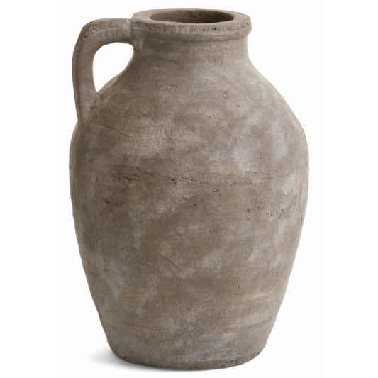 GREIGE WASH TEXTURED VASE
