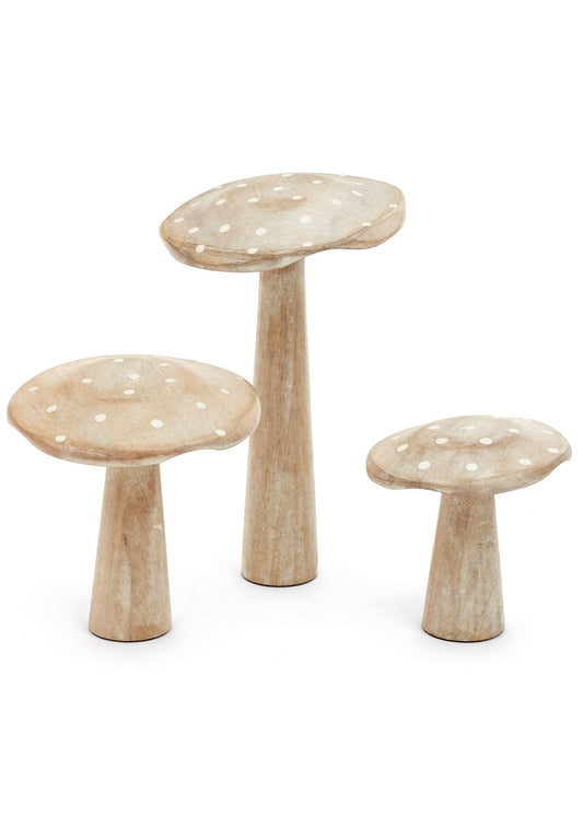 WHITEWASH WOOD MUSHROOM