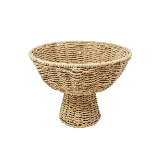 WICKER BASKET ON STAND