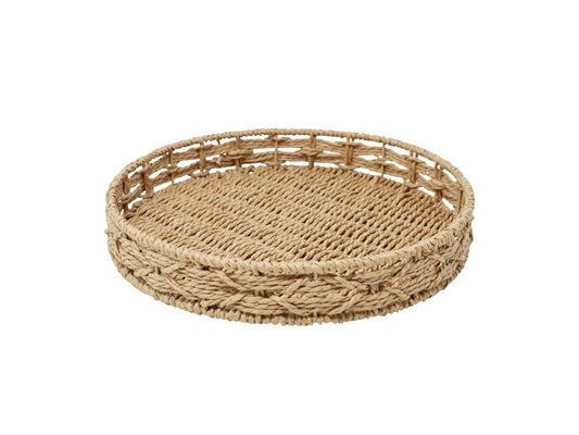 STRAW PAPER ROUND TRAY