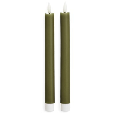 LED TAPER CANDLE S/2