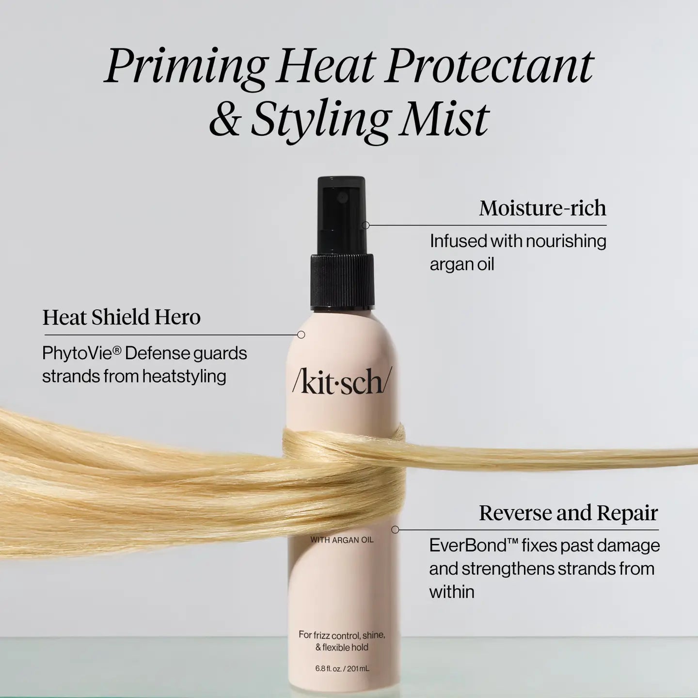 PRIMING ARGAN OIL HEAT PROTECTANT & STYLING MIST