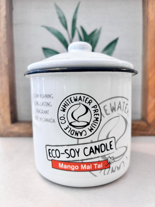 MANGO MAI TAI ENAMEL JAR CANDLE