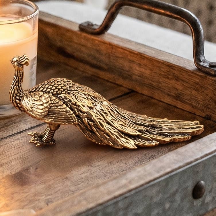 BRASS PEACOCK
