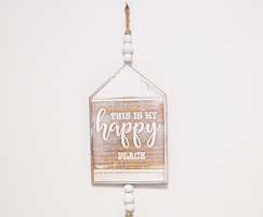 HAPPY PLACE BEAD SIGN