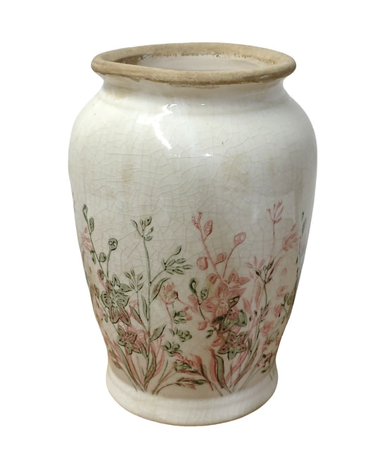 ANTIQUE LITTLE FLOWERS VASE