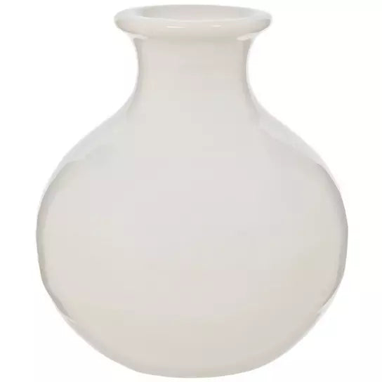 CRACKLED BUD VASE