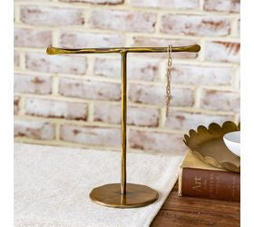 ANTIQUE BRASS JEWELLERY STAND