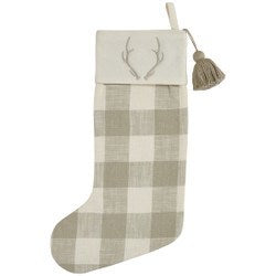 ANTLER CHRISTMAS STOCKING