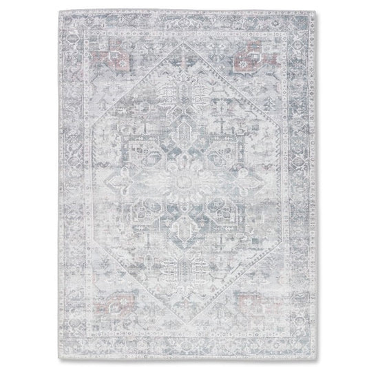 AURA WASHABLE GREY RUG AUR-1167