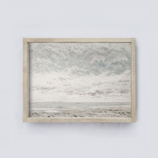 SEA COASTAL WOOD FRAMED ART