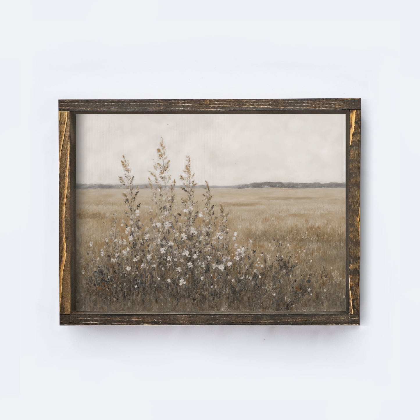 SPRING MEADOW WOOD FRAMED PRINT
