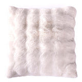 IVORY FAUX FUR PILLOW