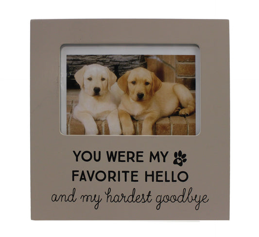 HARDEST GOODBYE PET FRAME