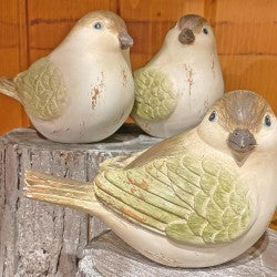 GREEN RESIN BIRD