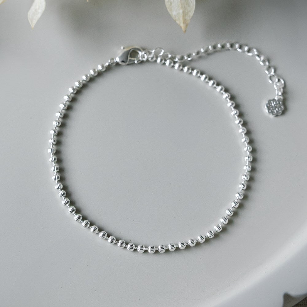 SILVER PULSE STYLE ANKLET