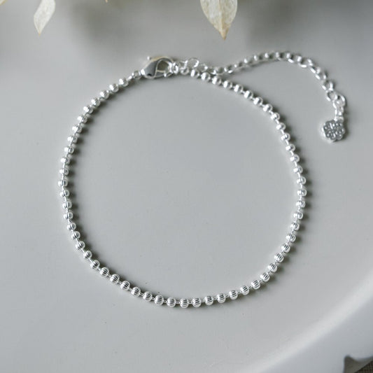 SILVER PULSE STYLE ANKLET