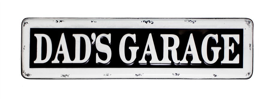 DAD'S GARAGE METAL SIGN