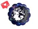 PURPLE FAIRY WIND SPINNER
