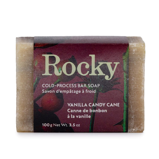 VANILLA CANDY CANE NATURAL BAR SOAP