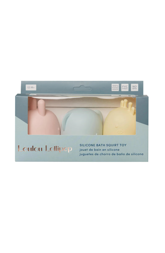 SILICONE BATH TOY SET