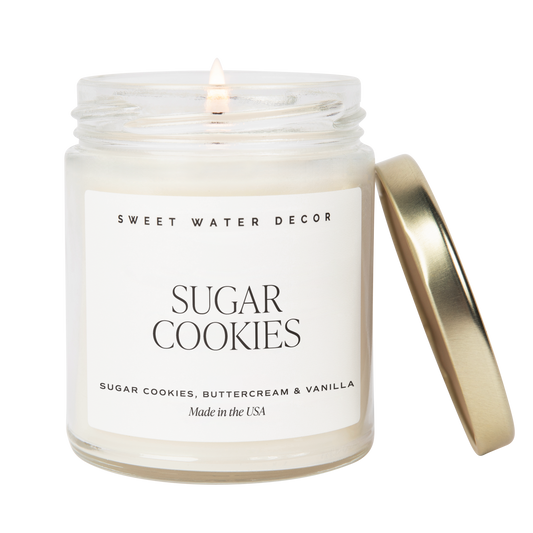 SUGAR COOKIES CLEAR JAR CANDLE