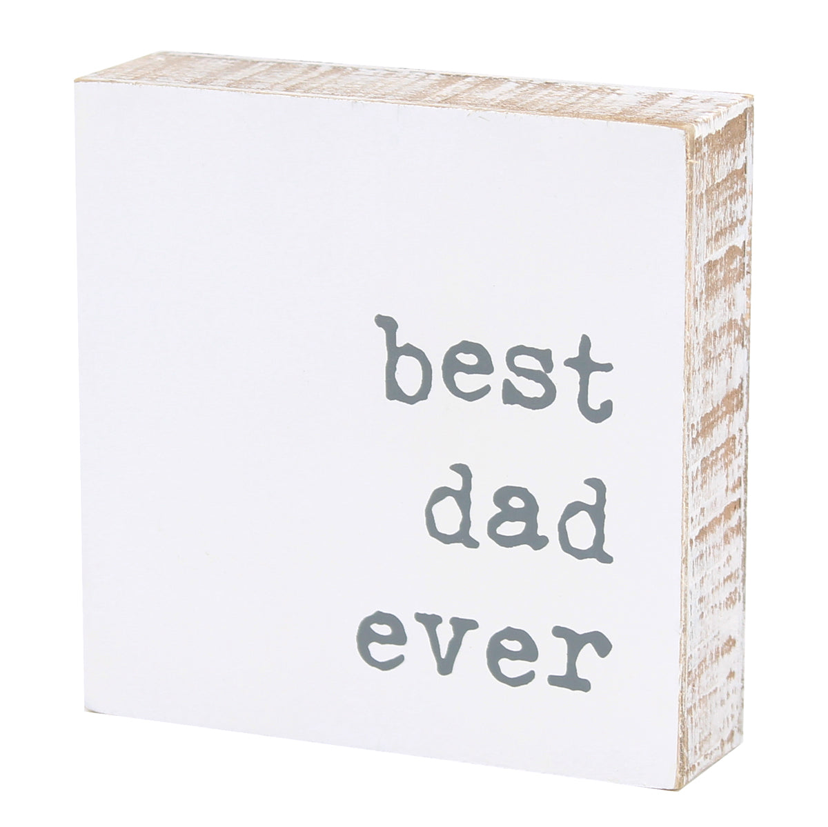 BEST DAD WOOD BLOCK