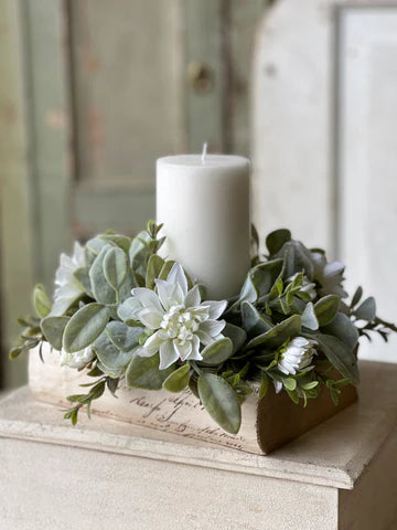 ARABESQUE BLOOMS CANDLE RING