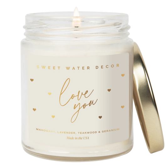 LOVE YOU SOY CANDLE
