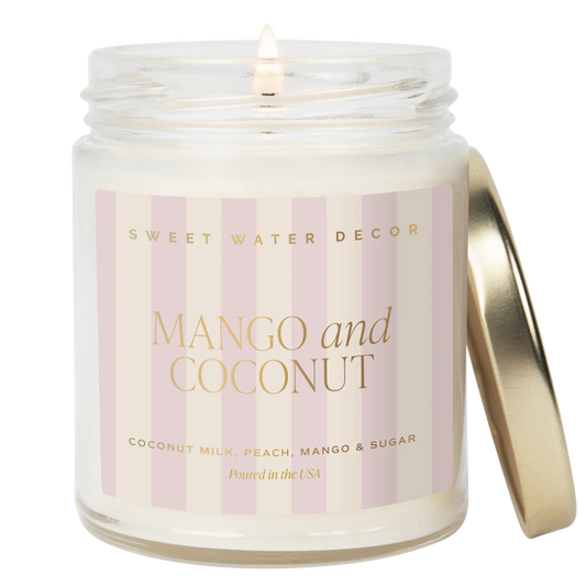 MANGO AND COCONUT SOY CANDLE