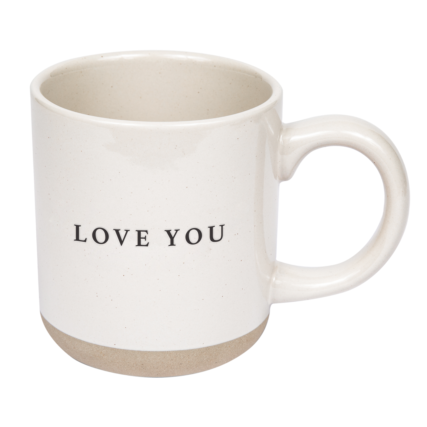 LOVE YOU 14OZ STONEWARE MUG