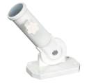 FLAG BRACKET WHITE - ADJUSTABLE