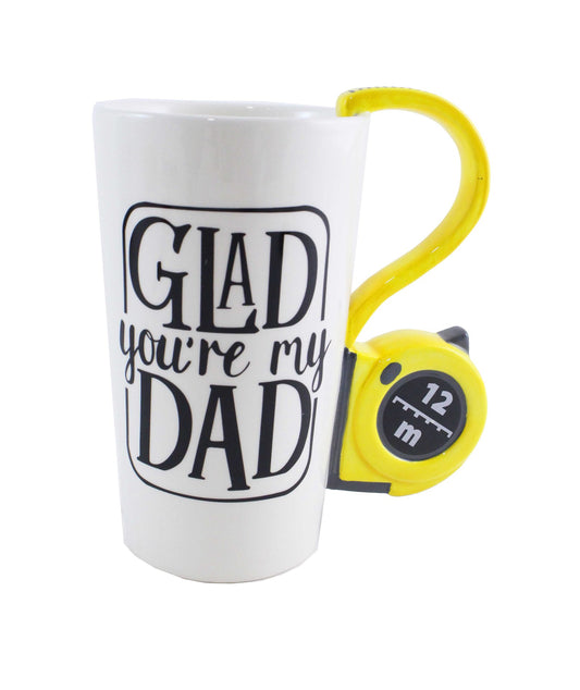 GLAD YOU'RE MY DAD MUG