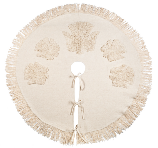 NATURAL WOVEN TREE SKIRT