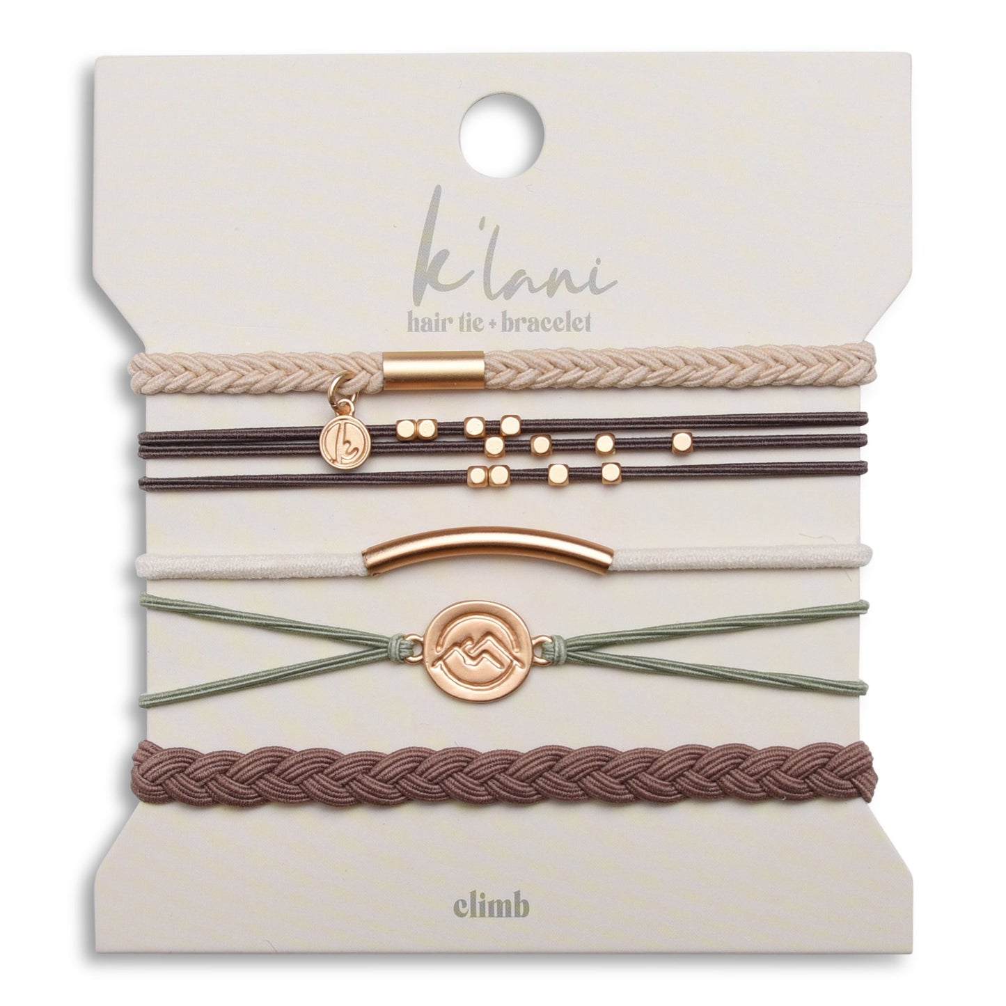 KLANI HAIR TIE & BRACELET - CLIMB