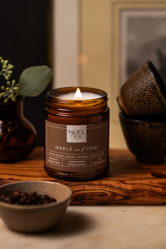 MAPLE & CHAI 8OZ CANDLE